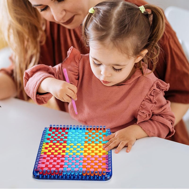 Renlive Upgraded Weaving Loom Kit Toys for Kids & Adults, DIY Arts & Crafts, Easy Potholder Loom Knitting Activity for Beginners, Ideal Gifts for Girls Ages 5 6 7 8-12 13 Years Old, 252 Craft Loops - Image 4